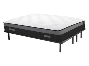 Cheap Set Lattenbodem + Matras 1118 Pocketveren Met Ventilatieband Airplay Van Dreamea Play Dikte 24 Cm - 180 X 200 Cm Set Matras En Lattenbodem