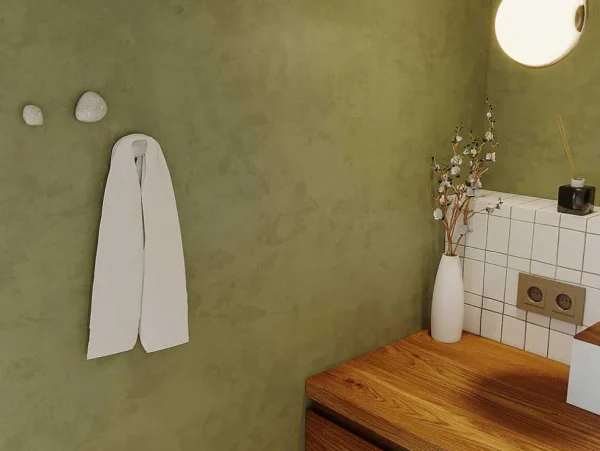 Clearance Set Van 3 Badkamerhaakjes In Terrazzo - 3 Groottes - Stochi Opbergaccessoire