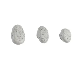 Clearance Set Van 3 Badkamerhaakjes In Terrazzo - 3 Groottes - Stochi Opbergaccessoire