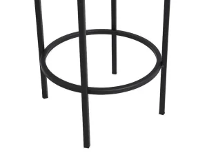 Best Sale Set Van 2 Bloembakken Op Poot Van Metaal - D25 X H61 Cm En D30 X H77 Cm - Goudkleurig En Zwart - Naba Decoratieobject Voor Binnen