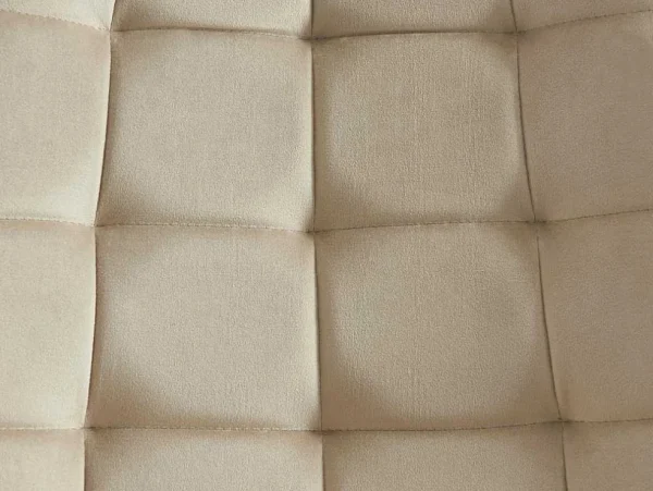 Cheap Set Van 6 Gewatteerde Stoelen - Velours En Zwart Metaal - Beige - Ollua Stoel