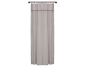 Best Set Van 2 Gordijnen Van Katoen En Linnen - 140 X 280 Cm - Taupegrijs - Borina Aanbiedingen: Woonaccessoires