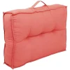 Store Set Van 2 Katoenen Paletkussens - 40 X 60 X 12 Cm - Koraal - Baila Tuindecoratie
