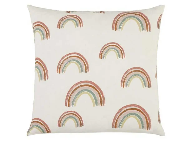 Fashion Set Van 2 Katoenen Regenboogkussens - 45 X 45 Cm - Veelkleurig - Archy Huistextiel