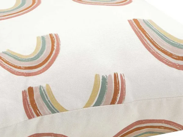 Fashion Set Van 2 Katoenen Regenboogkussens - 45 X 45 Cm - Veelkleurig - Archy Huistextiel