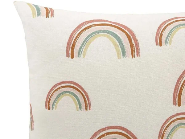 Fashion Set Van 2 Katoenen Regenboogkussens - 45 X 45 Cm - Veelkleurig - Archy Huistextiel