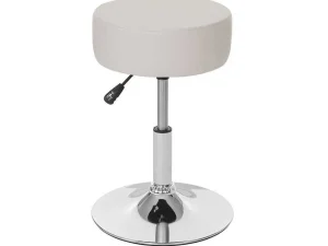 Hot Set Van 2 Krukken Mcw-C22, Kunstleer, Creme Kruk