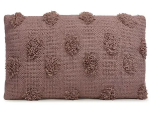 Cheap Set Van 2 Kussens 100% Getuft Katoen Jadel - 30 X 50 Cm - Oudroze Huistextiel