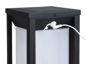 Best Sale Set Van 2 Led-Buitenwandlampen Op Zonne-Energie - L. 15 X H. 30 Cm - Metaal - Zwart - Fozzano Tuinlamp