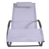 Flash Sale Set Van 2 Ligstoelen - Lichtgrijs - Lombok Van Ligstoel