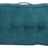 Shop Set Van 1 Matras + 2 Palletkussens Van Ribfluweel - Blauw - Baila Huistextiel