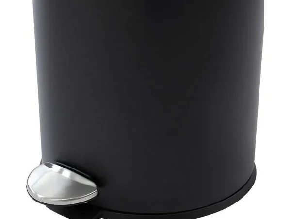 Hot Set Van 2 Roestvrijstalen Pedaalemmers Pira - 30L En 3L - Zwart En Koper Keukenaccessoire En -Opbergruimte
