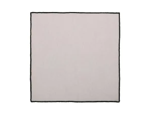 Hot Set Van 4 Servetten Van Katoen En Linnen - 45 X 45 Cm - Taupegrijs - Borina Textiel Voor Eettafel