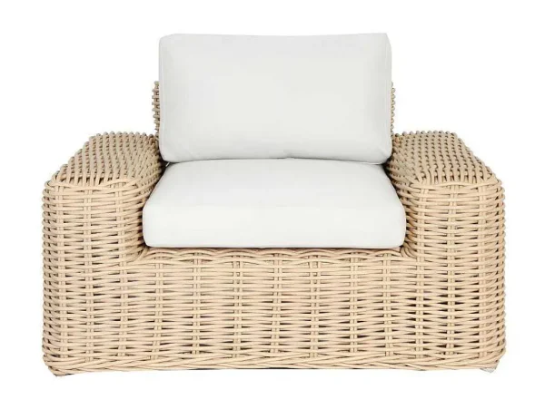 New Set Van 2 Tuinstoelen Obidos Van Gevlochten Hars Loungeset