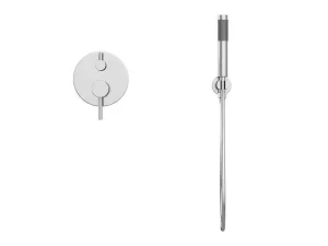 Shop Set Van Inbouwdouche Met Mechanische Mengkraan - Geborsteld Nikkelkleurig - Tamise Douchekolom