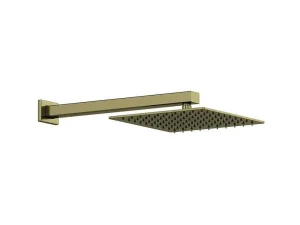 Hot Set Van Inbouwdouche Met Mechanische Mengkraan - Goud Met Satijnafwerking - Tocantis Douchekolom