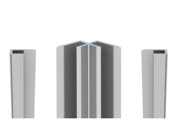 Fashion Set Van Twee Douchewandpanelen Inclusief Profielen - 2X L90Cm X H210 Cm Douchewandpaneel