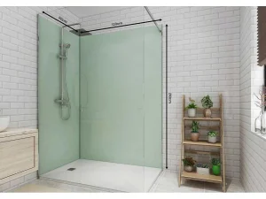 Flash Sale Set Van Twee Douchewandpanelen Inclusief Profielen - L90Cm X L120Cm X H210 Cm Douchewandpaneel