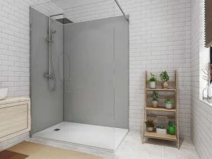 New Set Van Twee Douchewandpanelen Inclusief Profielen- L90Cm X L120Cm X H210 Cm Douchewandpaneel