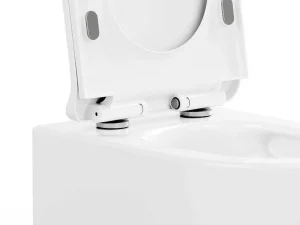 Cheap Set Voor Hang-Wc Met Decoratief Voorwandsysteem - Glanzend Wit - Javoine Hangend Toilet