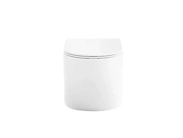 Cheap Set Voor Hang-Wc Met Decoratief Voorwandsysteem - Glanzend Wit - Javoine Hangend Toilet