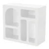 Hot Sidetable Met 5 Nissen - Wit - Luela Sidetable
