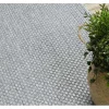 Clearance Sisal Tapijt, Loper Timo 6272 Buitenshuis Grijskleuring 60X300 Cm Tapijt Voor Buiten