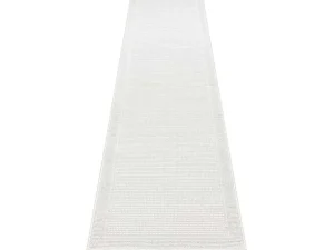 Hot Sisal Tapijt, Loper Timo 5979 Buitenshuis Kader Wit 70X200 Cm Tapijt Voor Buiten