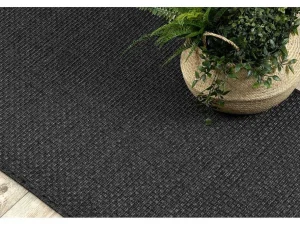 Cheap Sisal Tapijt, Loper Timo 0000 Buitenshuis Zwart 70X250 Cm Tapijt Voor Buiten