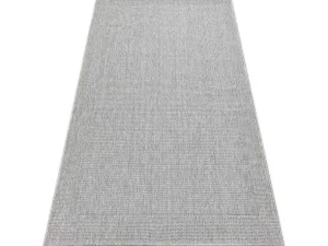 Cheap Sisal Tapijt Timo 5979 Buitenshuis Kader Grijskleuring 180X270 Cm Tapijt Voor Buiten