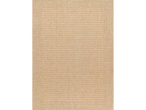 Discount Sisal Tapijt Timo 5979 Buitenshuis Kader Donker Beige 180X270 Cm Tapijt Voor Buiten