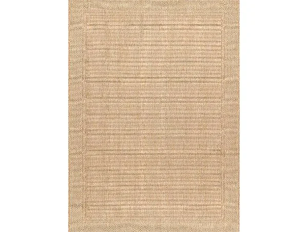 Discount Sisal Tapijt Timo 5979 Buitenshuis Kader Donker Beige 180X270 Cm Tapijt Voor Buiten