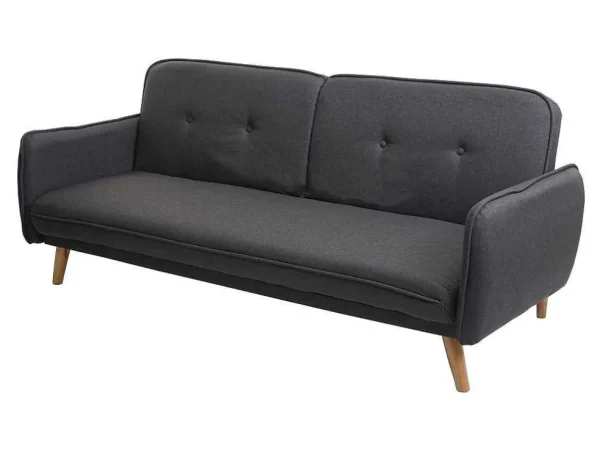 Store Slaapbank Mcw-J18, Antraciet-Grijs Klik-Klak En Bz Slaapbank