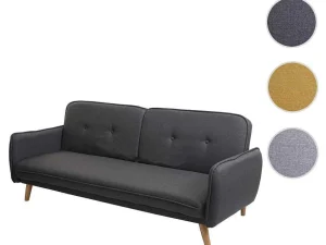 Store Slaapbank Mcw-J18, Antraciet-Grijs Klik-Klak En Bz Slaapbank