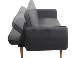 Store Slaapbank Mcw-J18, Antraciet-Grijs Klik-Klak En Bz Slaapbank