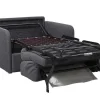 Best Sale Slaapfauteuil Met Matras Van Stof Nadoa - Slaapafmeting 70 Cm - Antraciet Uitklapbare Fauteuil