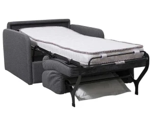 Best Sale Slaapfauteuil Met Matras Van Stof Nadoa - Slaapafmeting 70 Cm - Antraciet Uitklapbare Fauteuil