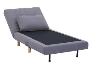 Fashion Slaapfauteuil Strevi - Stof - Grijs Uitklapbare Fauteuil