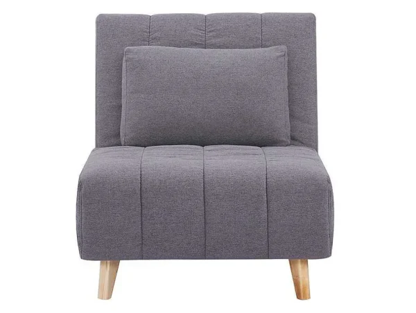 Fashion Slaapfauteuil Strevi - Stof - Grijs Uitklapbare Fauteuil
