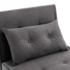 Shop Slaapfauteuil Van Antracietgrijze Stof Uribia Uitklapbare Fauteuil