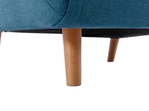 Sale Slaapfauteuil Van Blauwe Stof Uribia Uitklapbare Fauteuil