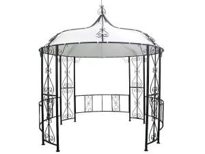 Cheap Smeedijzeren Tuinkiosk Van Metaal Tilcara - D300 X H290 Cm - Zwart Prieel, Pergola, Gazebo En Kiosk