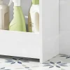 Clearance Bzr48-W Toiletrolhouder, Badkamer Toiletkast, Badkamermeubels, Houten Vloer Staande Badkamerkast Toiletmeubel