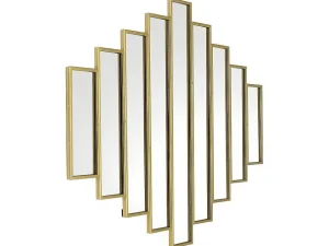 Online Spiegel In Art-Decostijl Galice - B90 X H120 Cm - Goudkleurig Spiegel