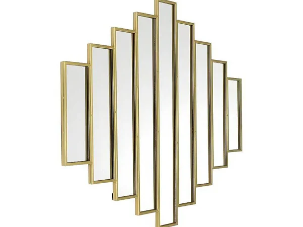 Online Spiegel In Art-Decostijl Galice - B90 X H120 Cm - Goudkleurig Spiegel
