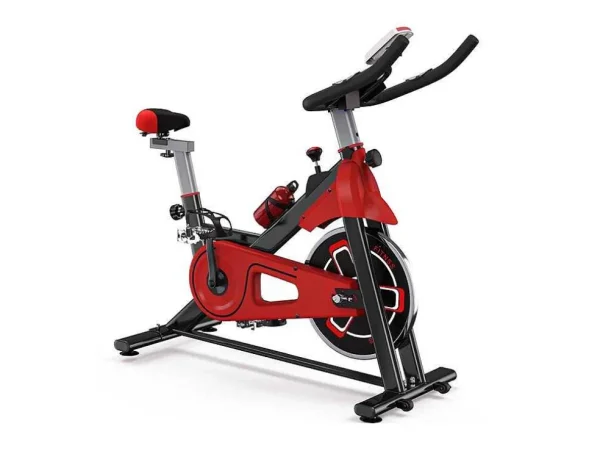 Best Sale Spin Bike Met Verstelbare Zitting En Stuur, Hometrainer Met Verstelbare Weerstand En Lcd Display Fitness