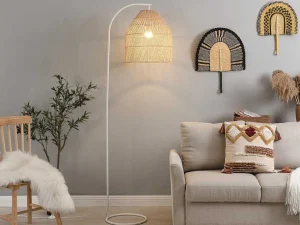 Cheap Staande Lamp Etnische Stijl Van Ijzer En Rotan - H 177 Cm - Parnaiba Staande Lamp
