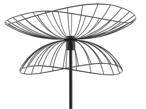 New Staande Lamp Met Rechte Kabelbuis - Metaal - H 160 Cm - Zwart - Mania Aanbiedingen: Woonaccessoires