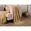 Store Stanly Plaid 170X130Cm Beige. Huistextiel