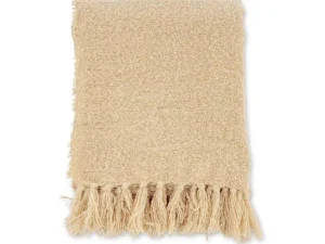 Store Stanly Plaid 170X130Cm Beige. Huistextiel
